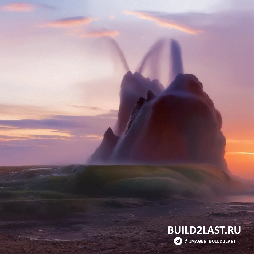 ������ Fly Geyser � ������, ���, � ����������� �������������� �����������, ����������� ����������� ��������� ���������.