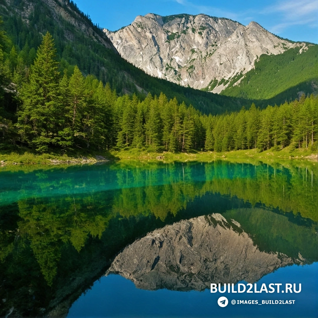 Gruner See в Австрии, озеро с кристально чистой водой в горах Альп. Подводный парк и достопримечательности.